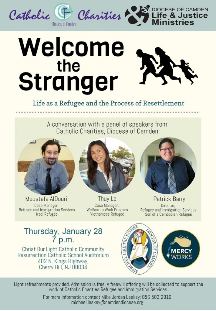 Welcome the Stranger Refugee Panel Discussion jan 28 2015